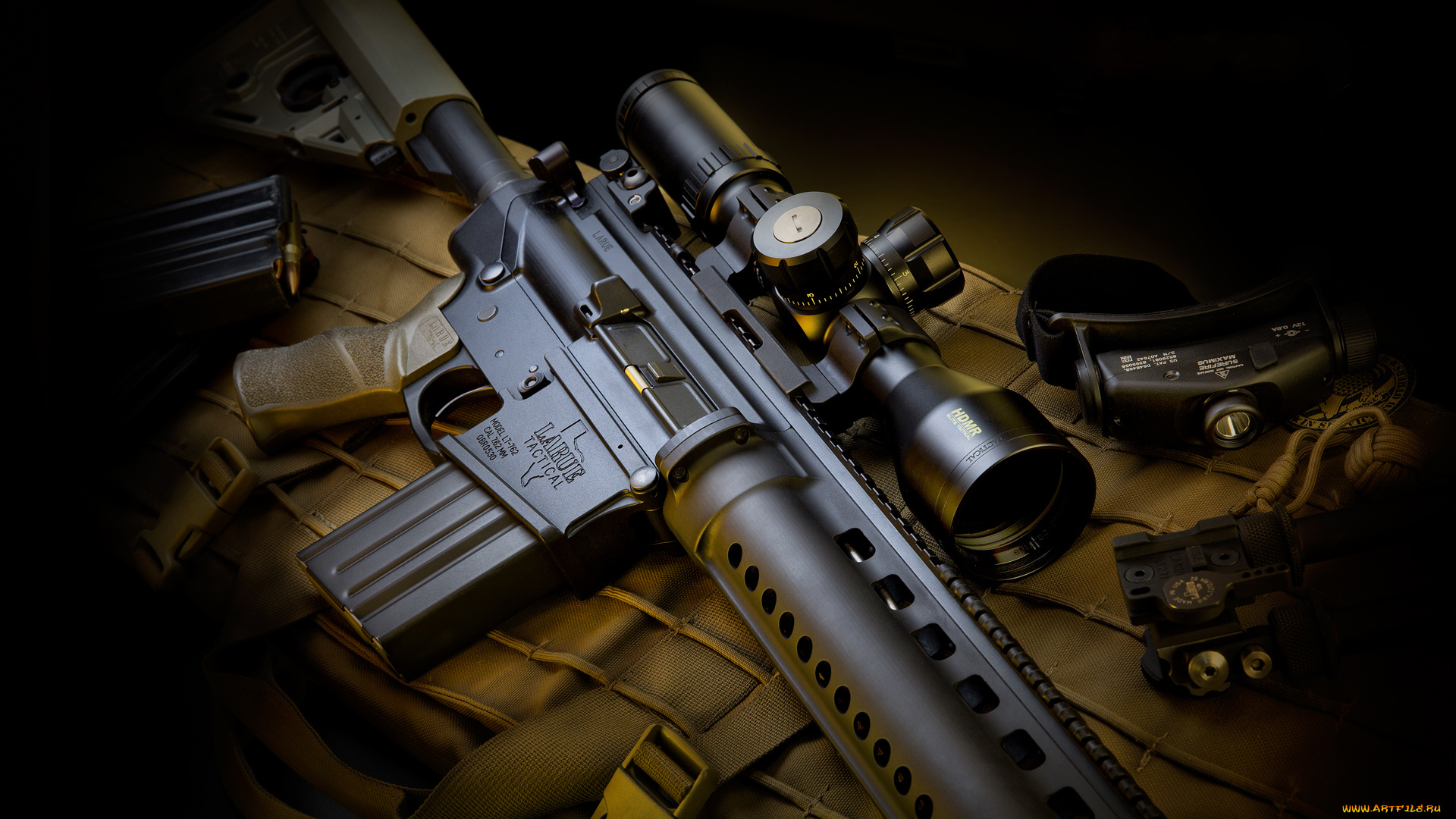 оружие, винтовки, с, прицеломприцелы, larue, tactical, штурмовая, винтовка, отика, m4