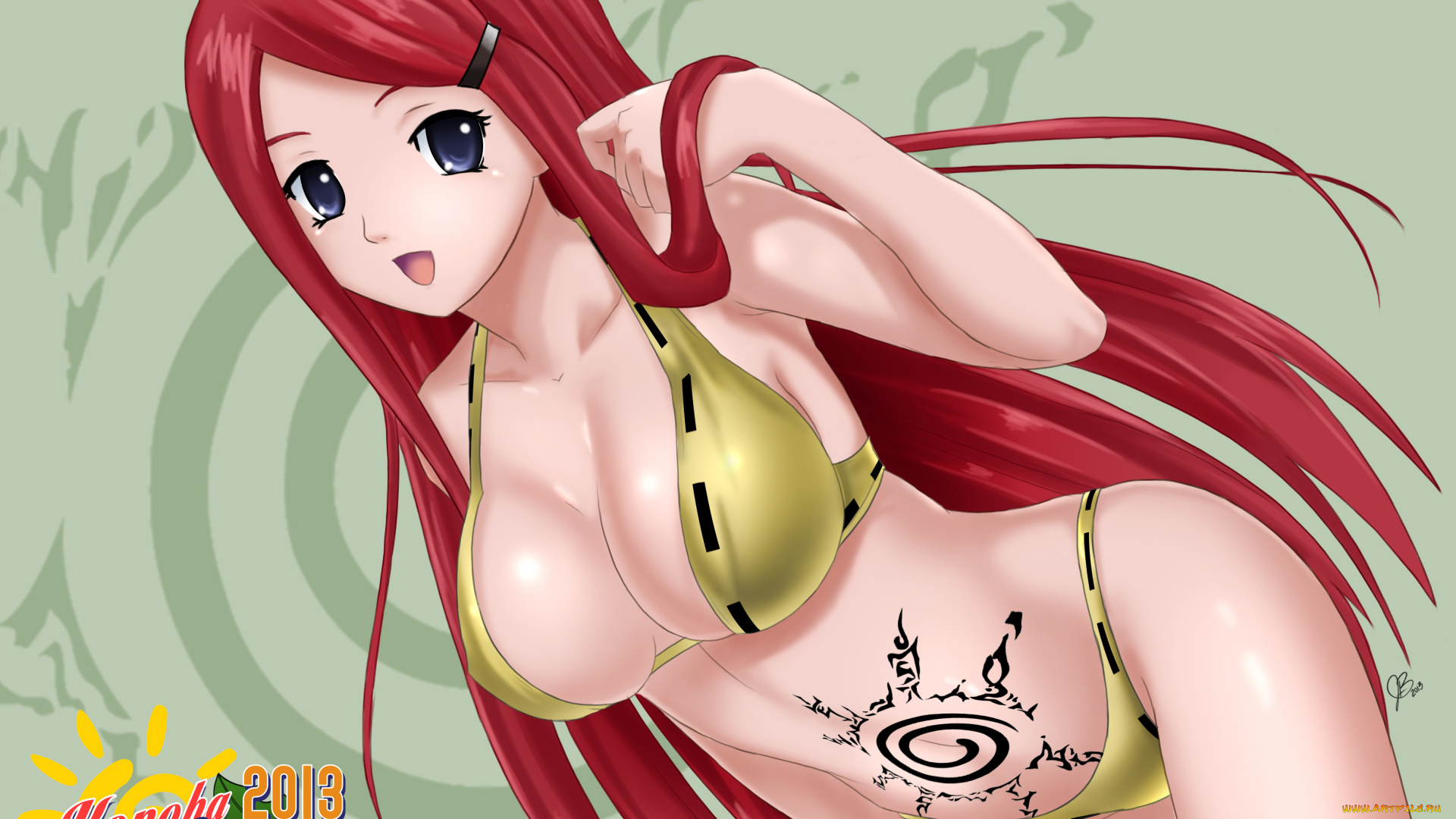 рисованное, -, , , аниме, фон, взгляд, девушка