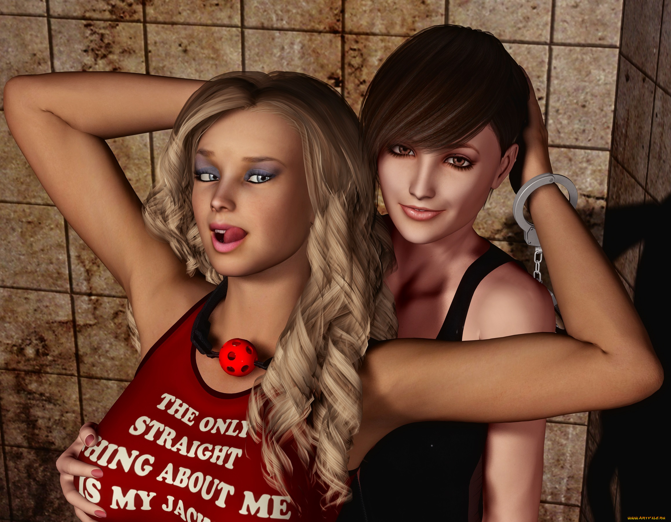 3д, графика, люди, , people, фон, взгляд, девушки