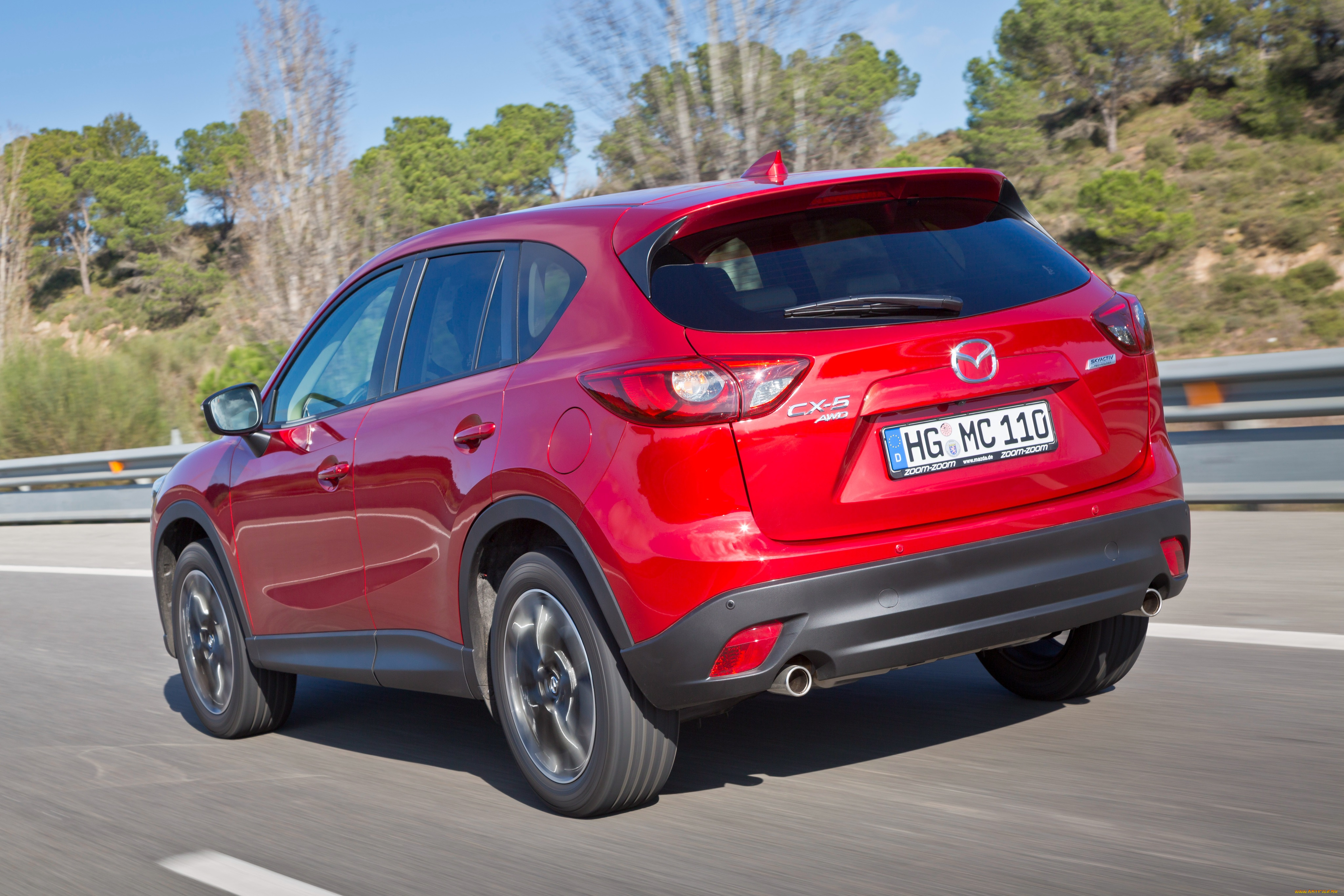 автомобили, mazda, красный, ke, 2015г, cx-5