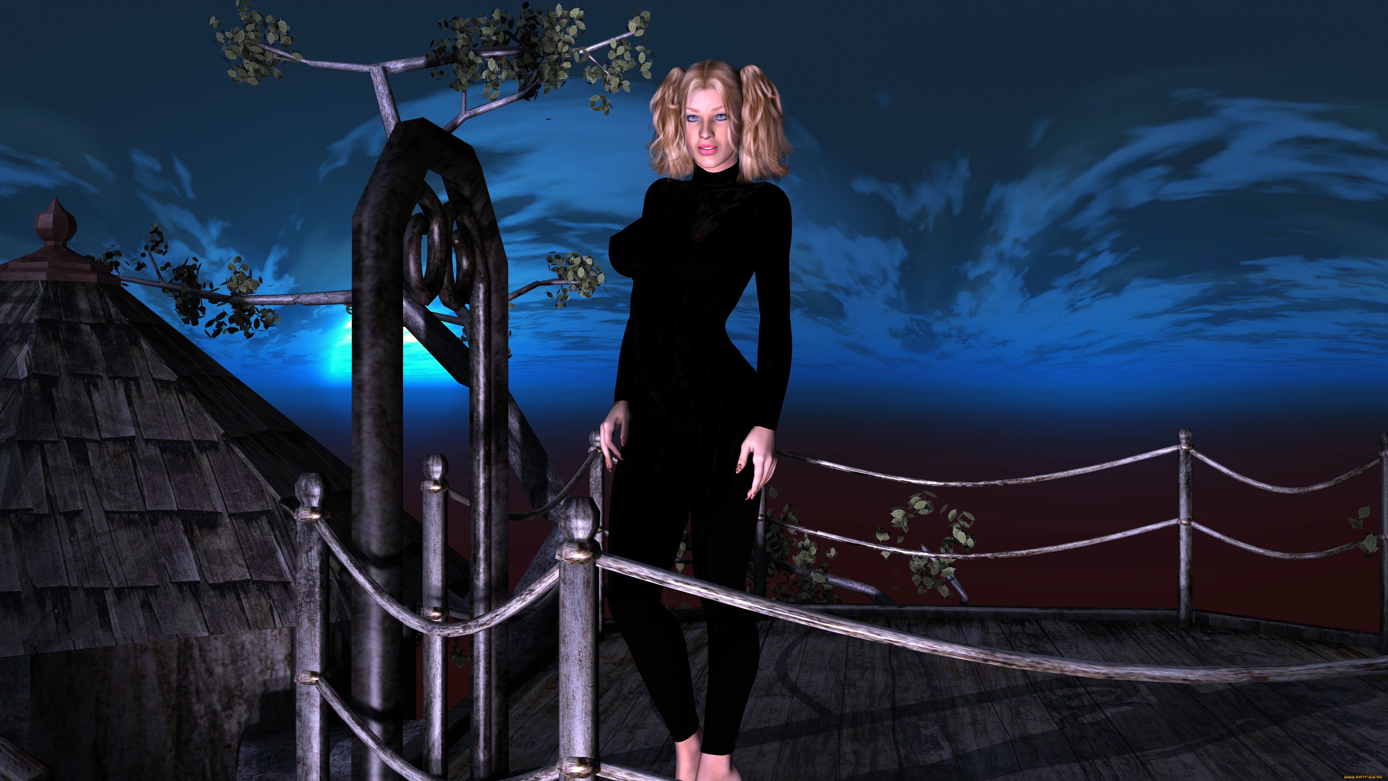 3д, графика, люди, , people, девушка, взгляд, фон