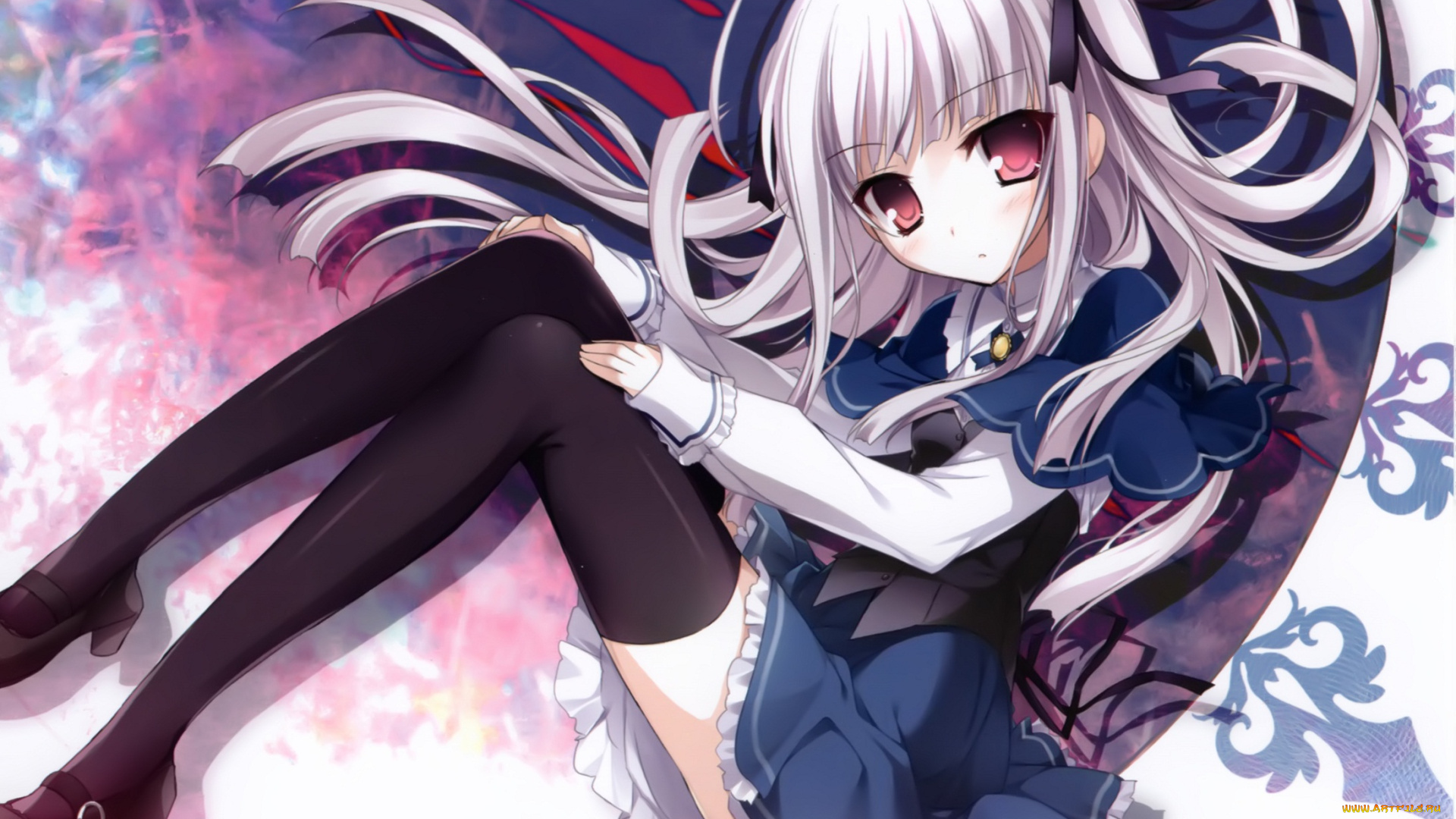 аниме, absolute, duo, девочка