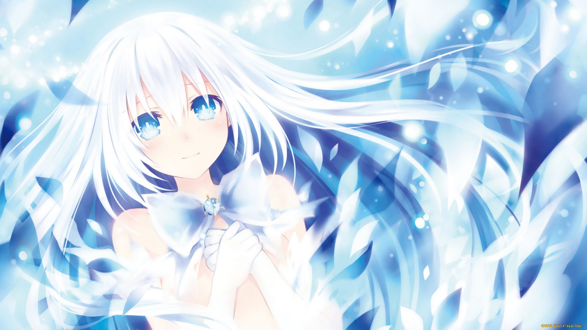 аниме, date, a, live, девочка