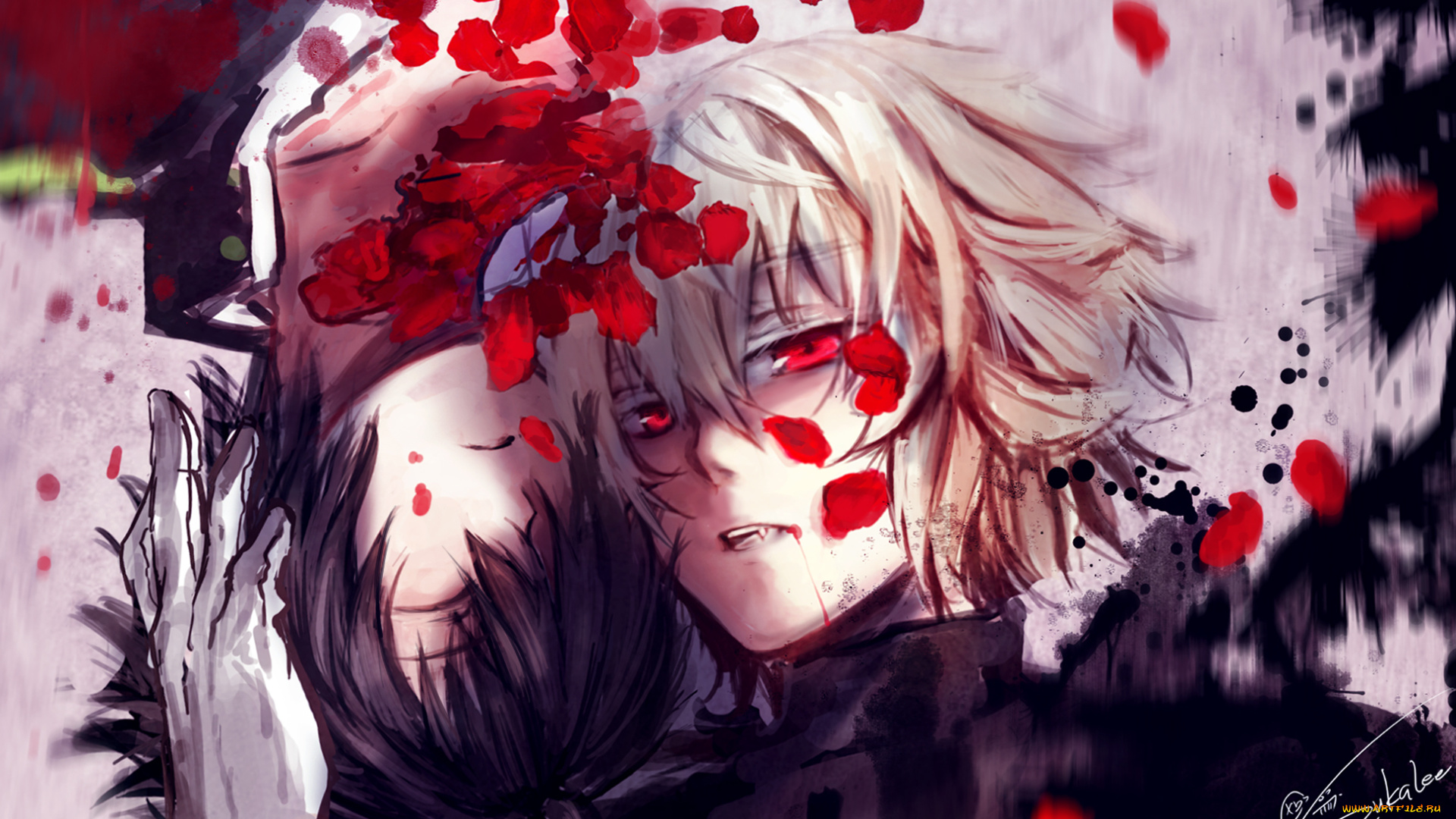 аниме, owari, no, seraph, арт, goditsuka, мужчины, mikaela, hyakuy, микаэла, хакуя, yuuichirou, hyakuya, юичиро, owari, no, seraph, последний, серафим