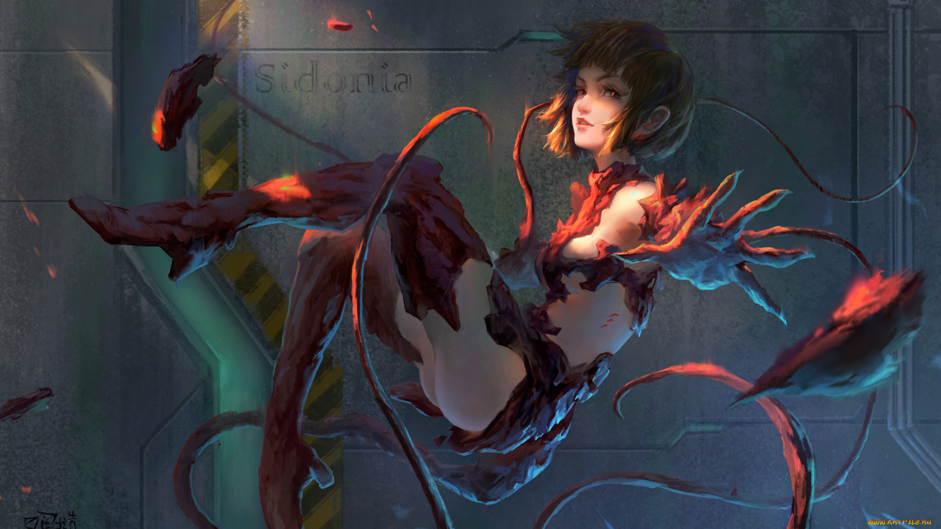 аниме, животные, , существа, balagao, benisuzume, sidonia, no, kishi