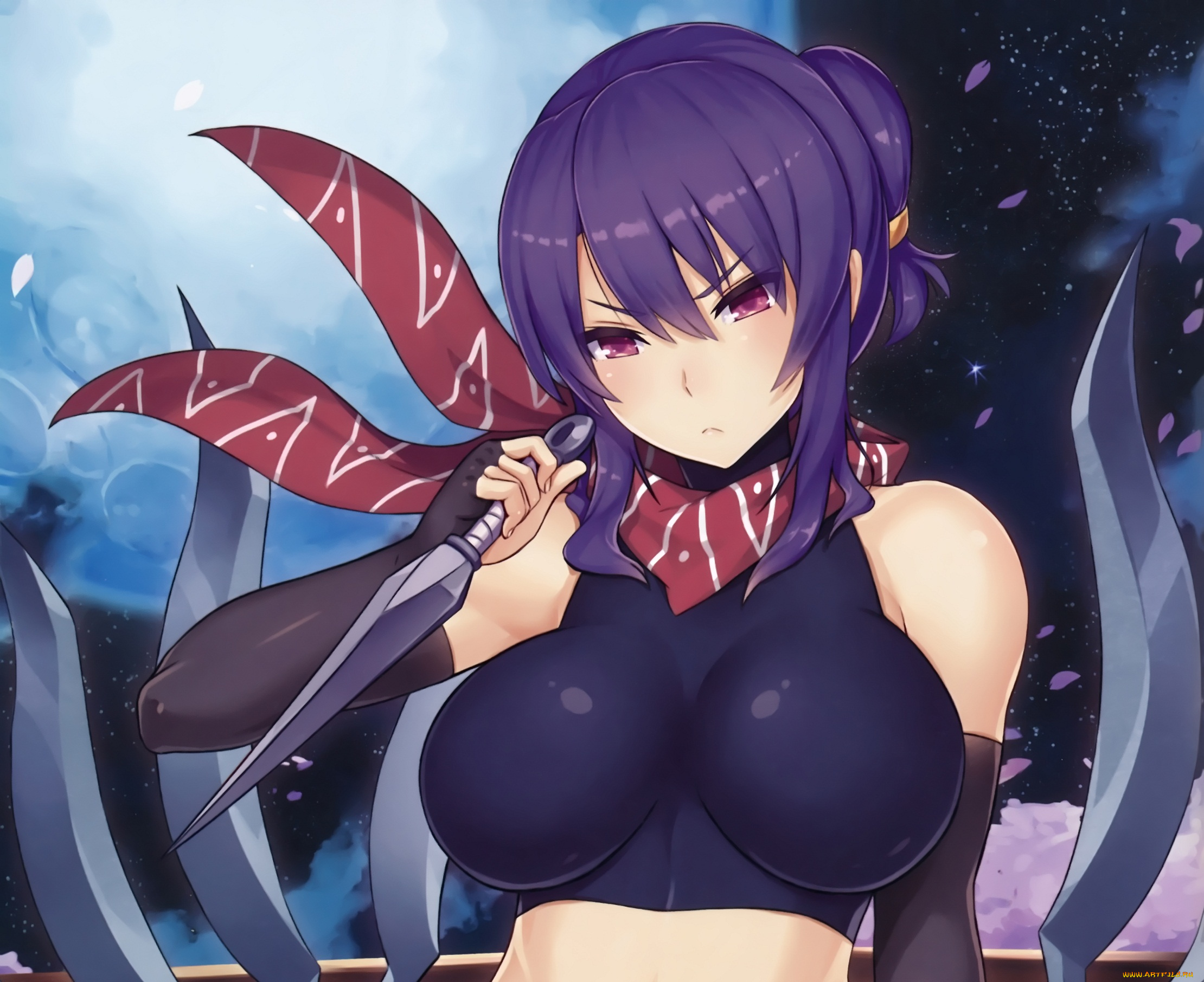 аниме, senran, kagura, suzune, senran, kagura