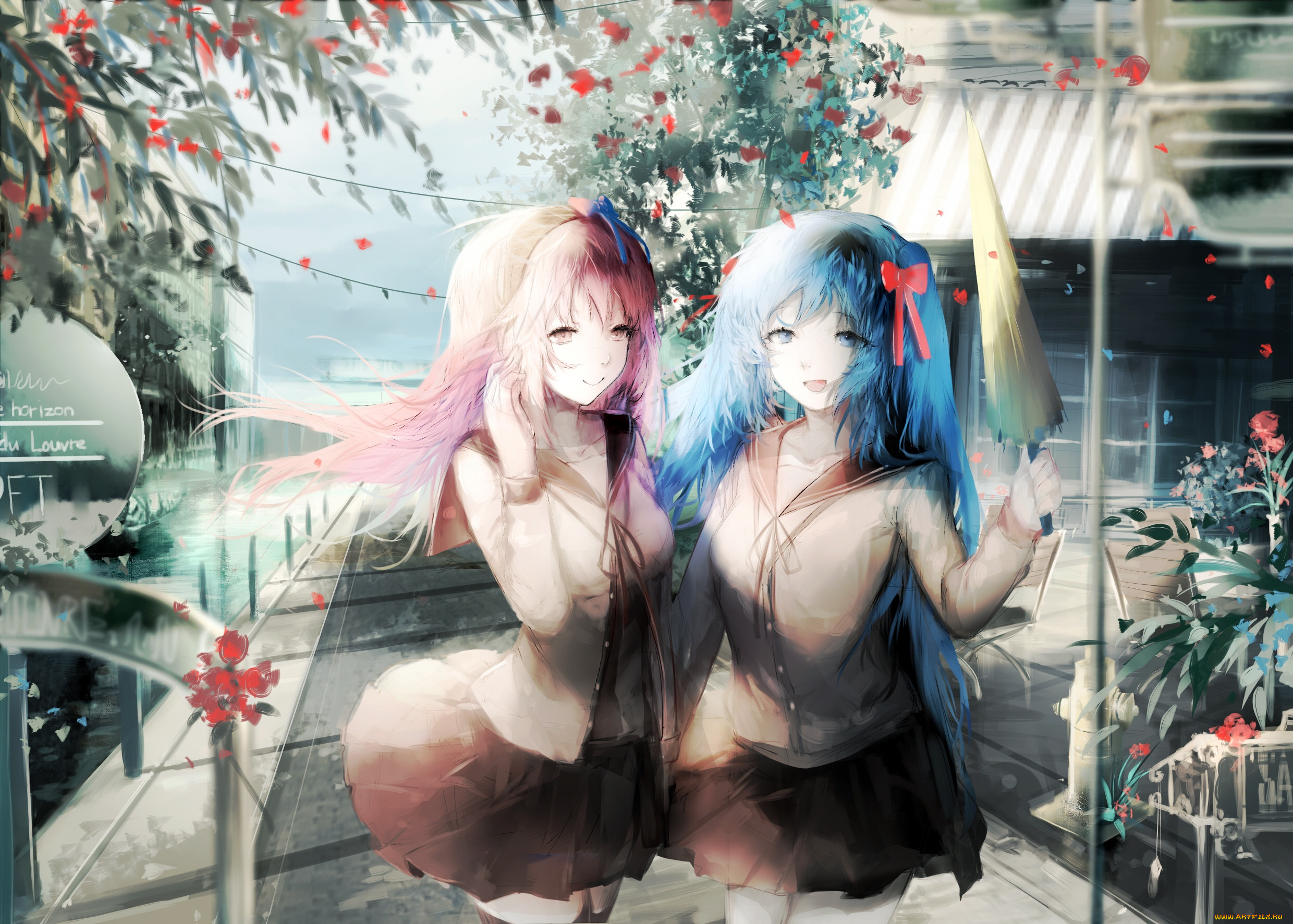 аниме, vocaloid, sa'yuki, megurine, luka, hatsune, miku