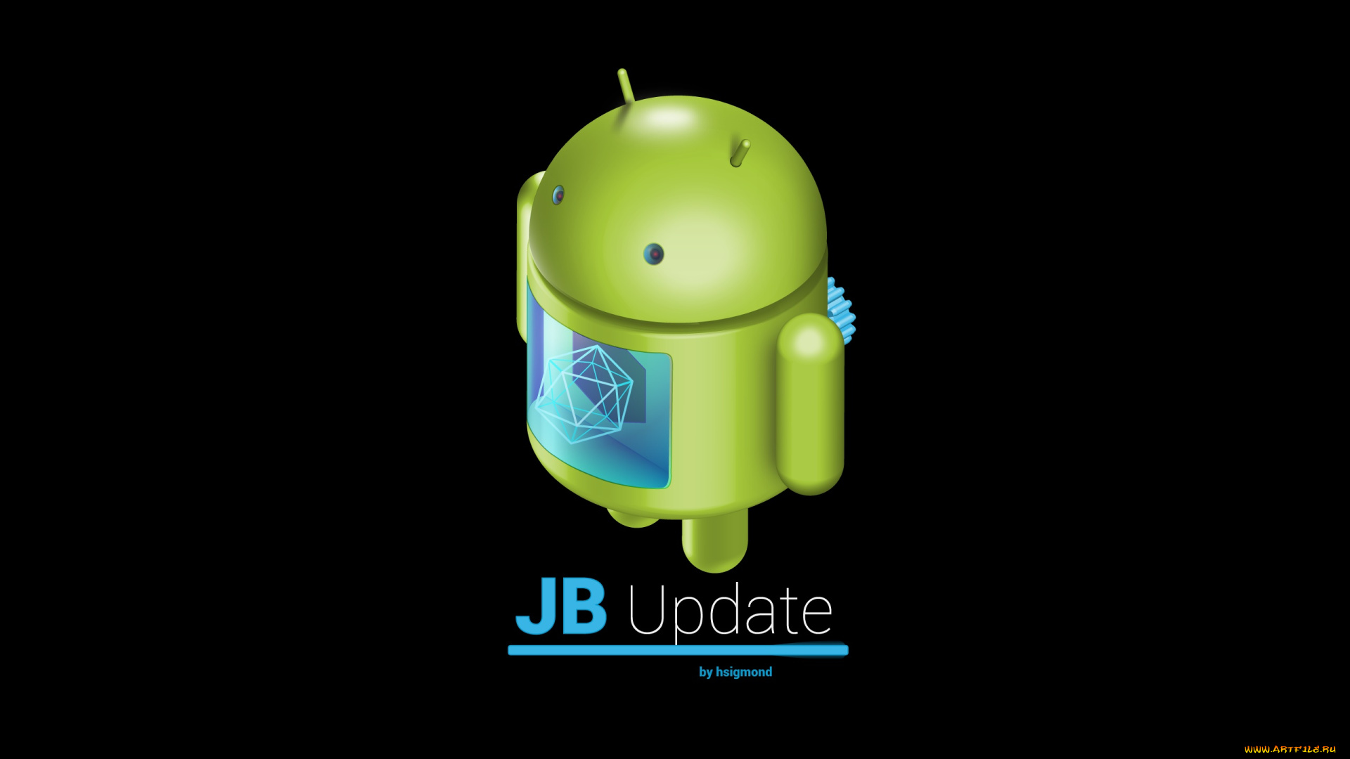 компьютеры, android, фон, логотип