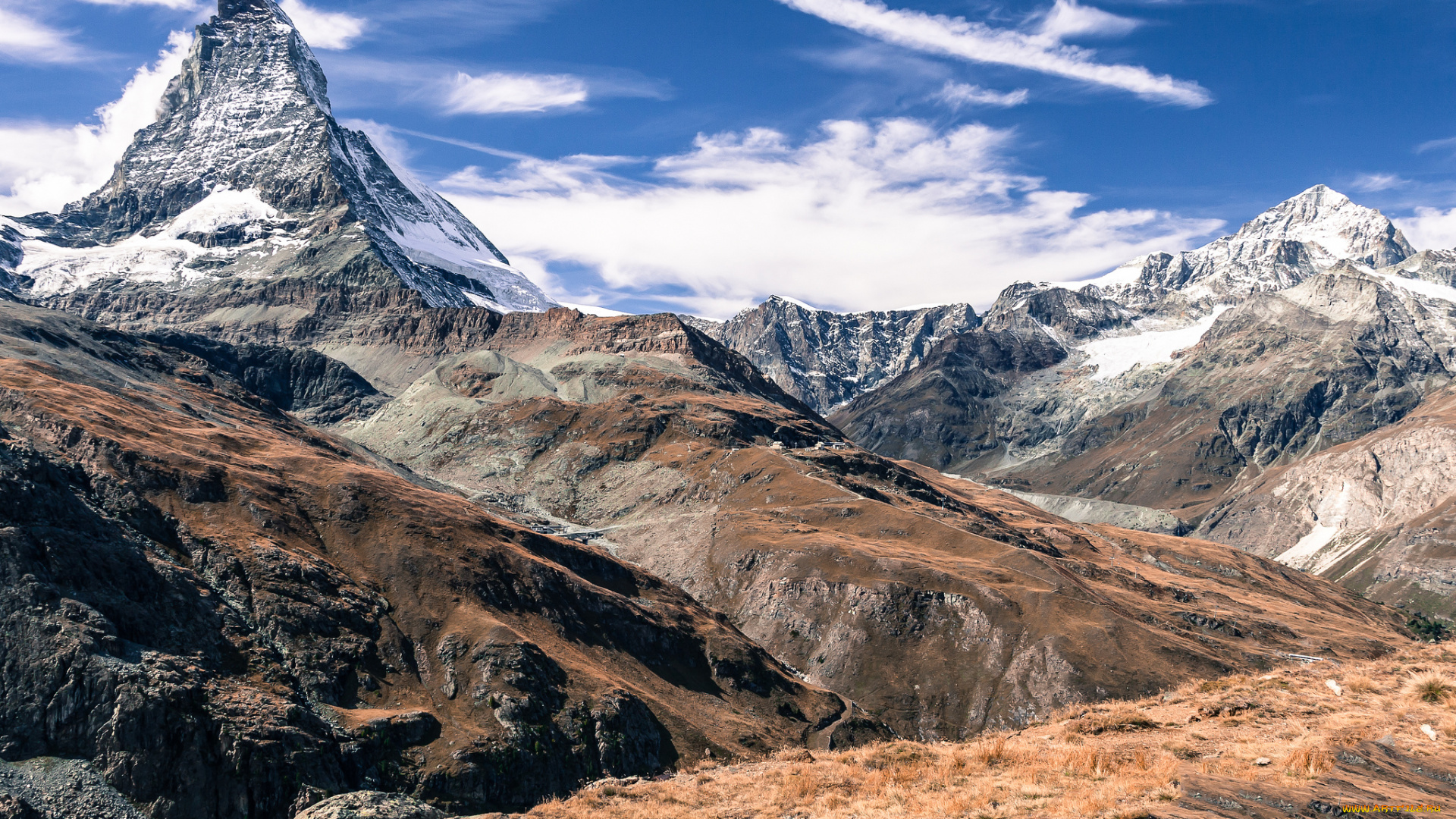 природа, горы, простор