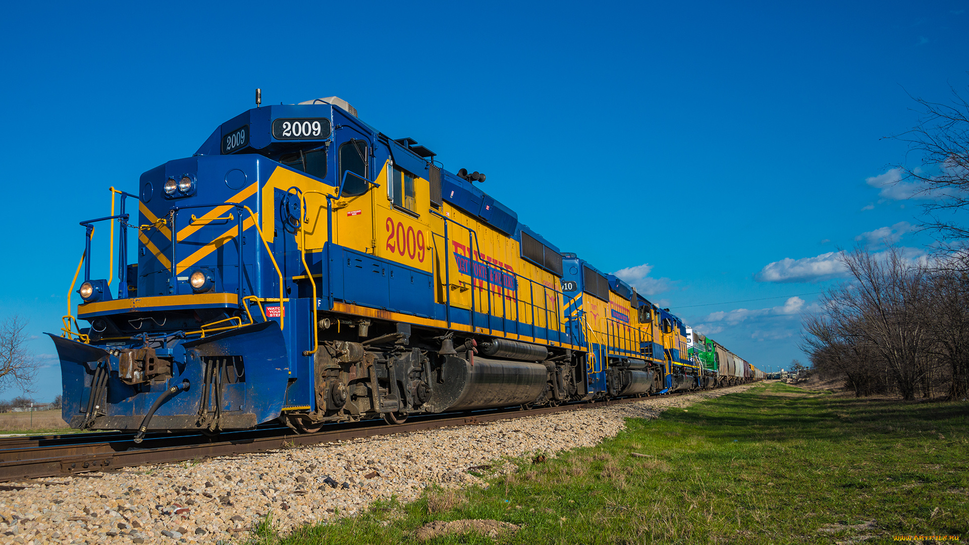 техника, поезда, состав, локомотив