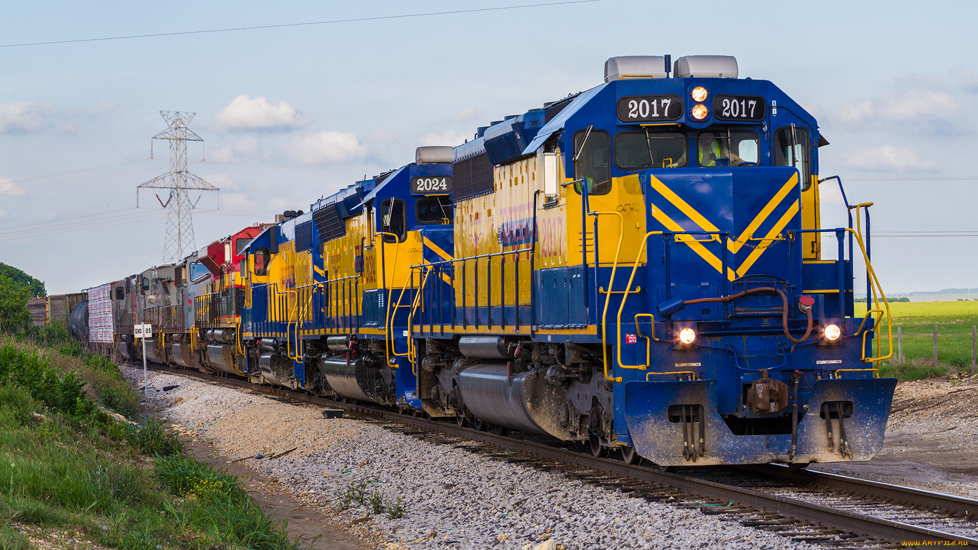 техника, поезда, состав, локомотив