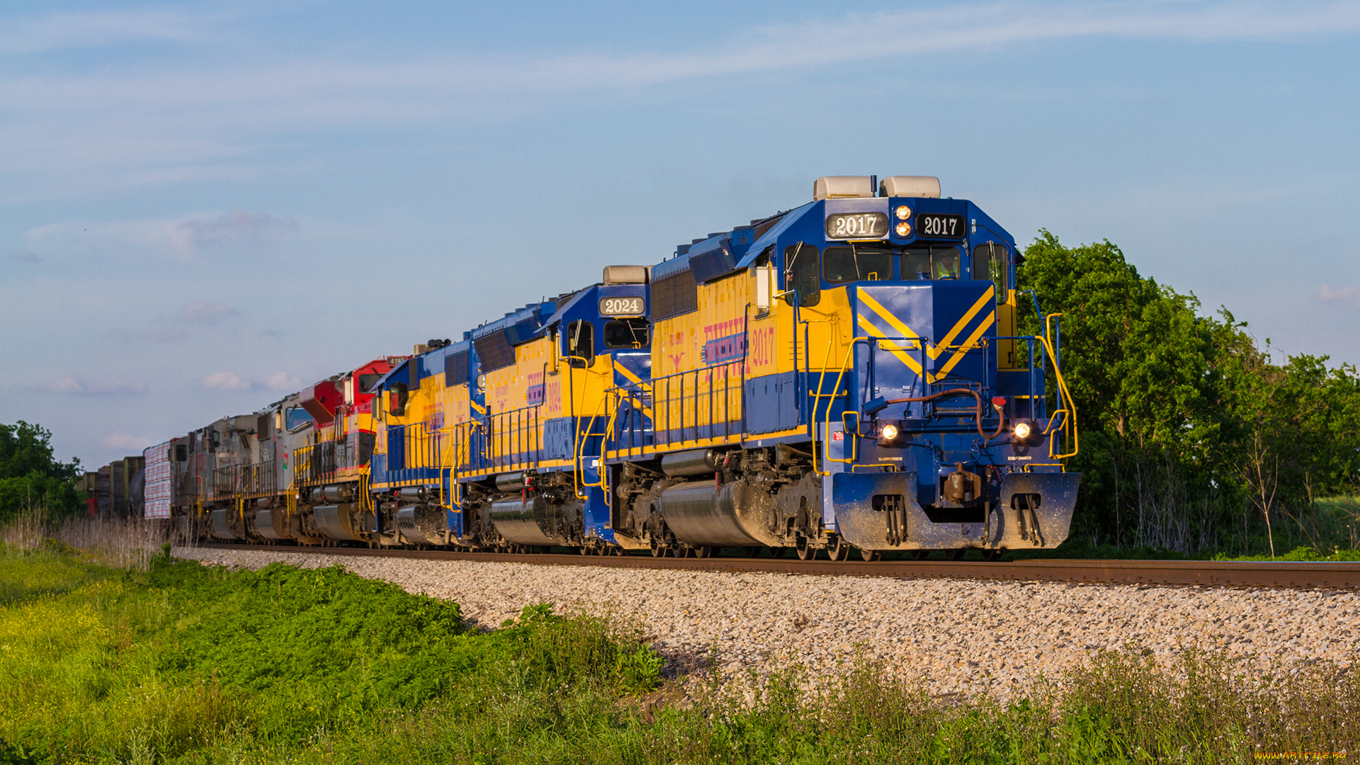 техника, поезда, состав, локомотив