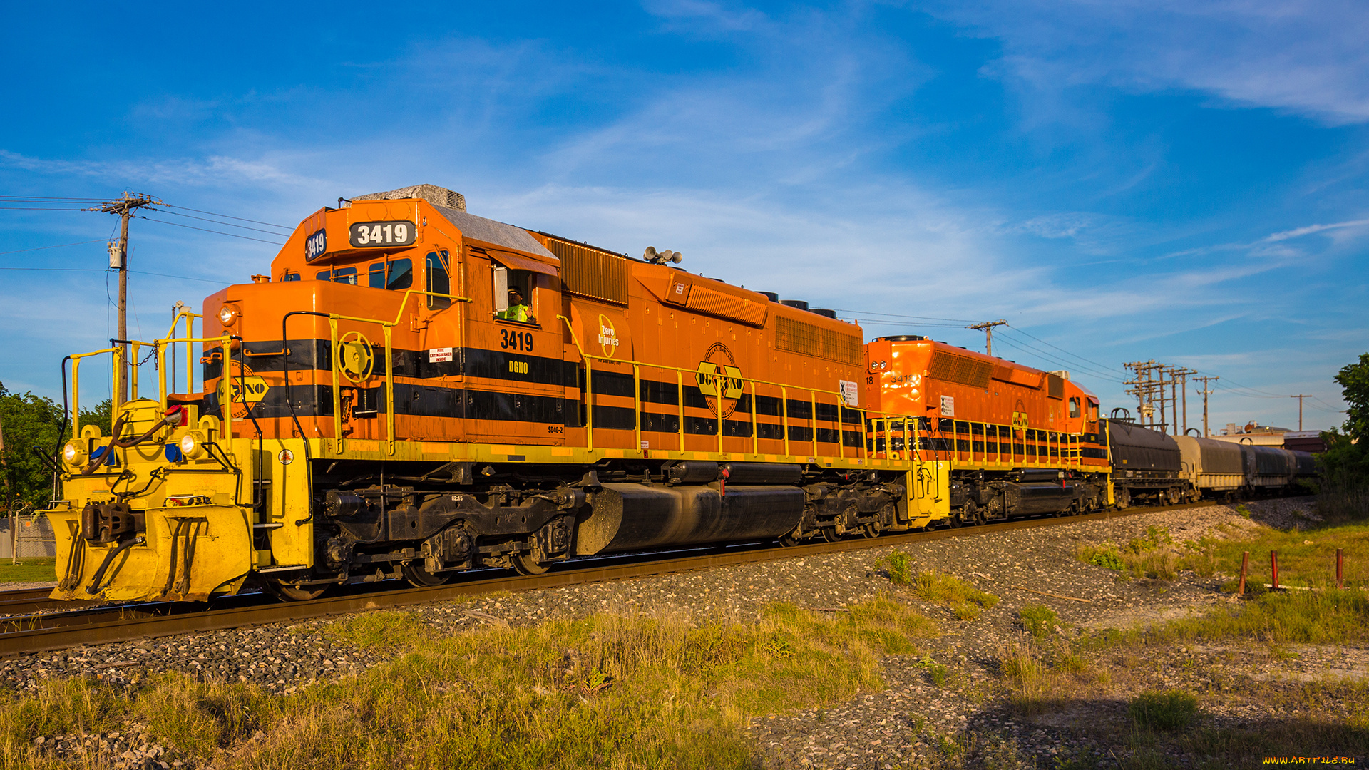 техника, поезда, состав, локомотив