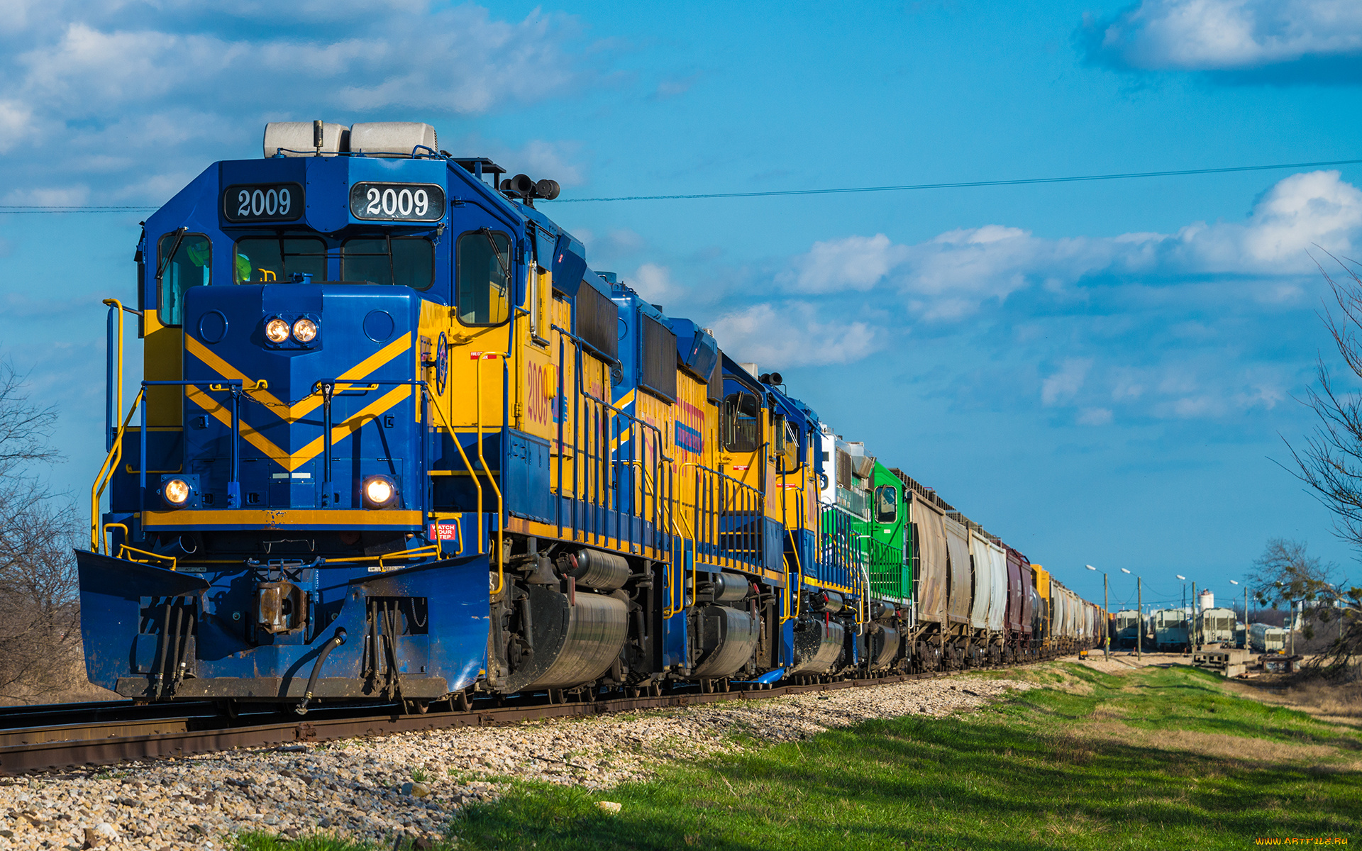 техника, поезда, состав, локомотив