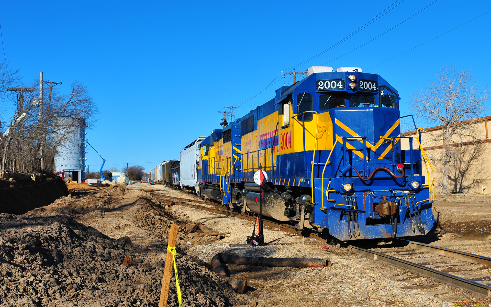 техника, поезда, состав, локомотив