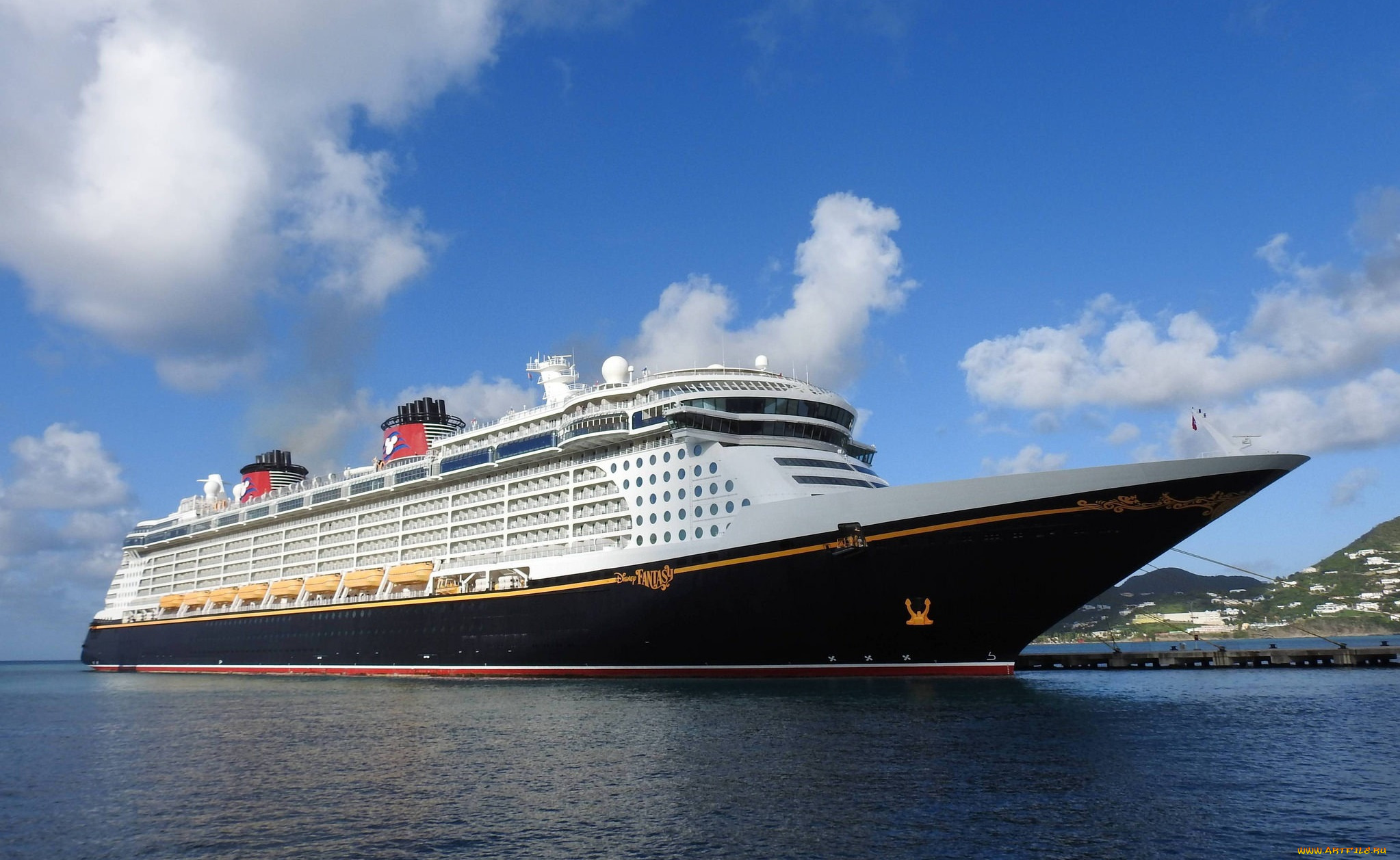 disney, fantasy, корабли, лайнеры, лайнер, круиз