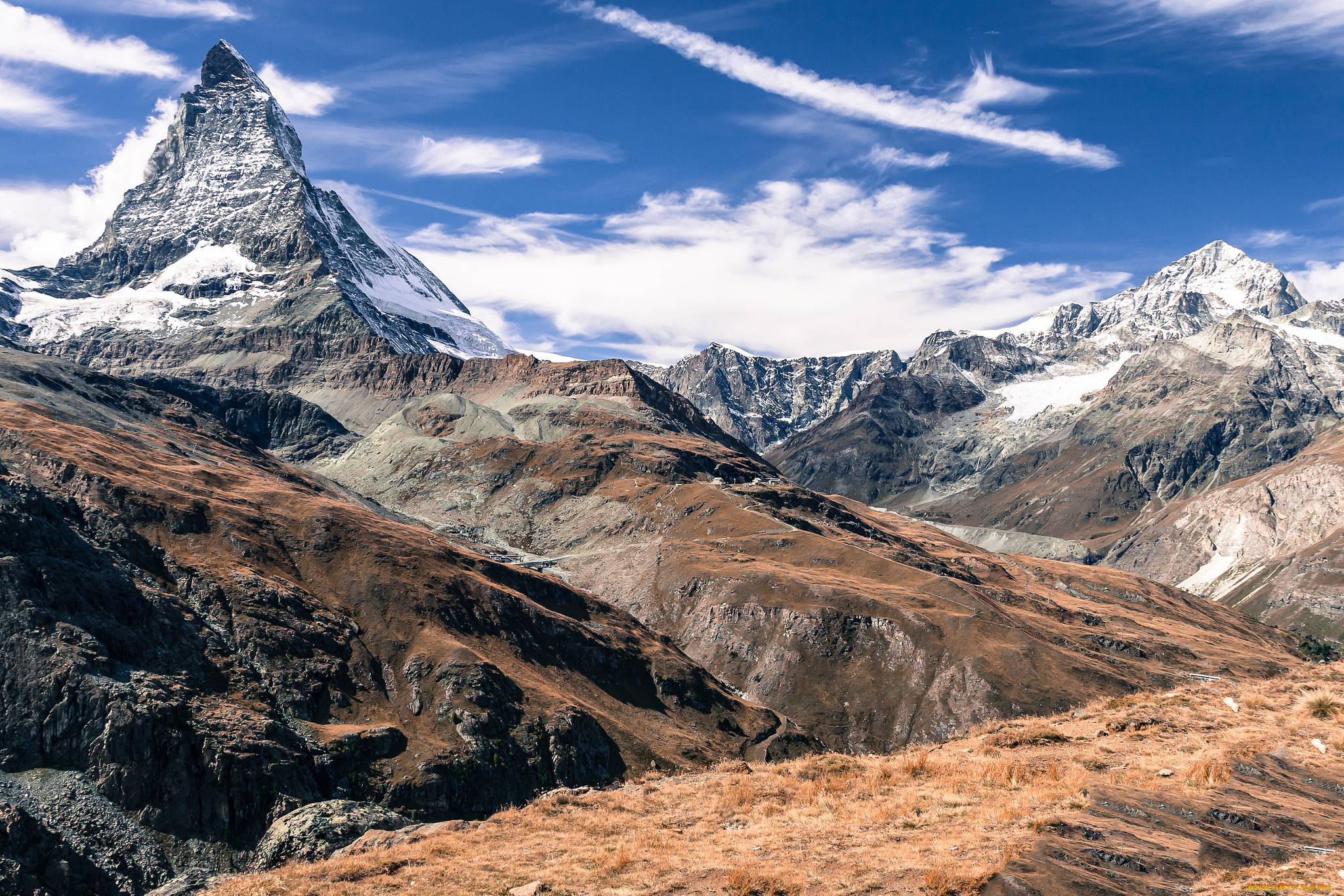 природа, горы, простор