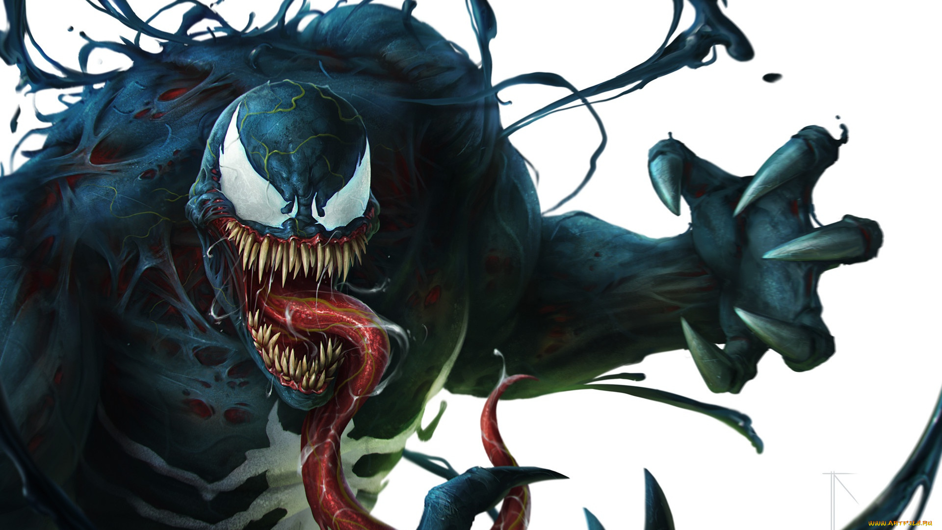 рисованное, комиксы, веном