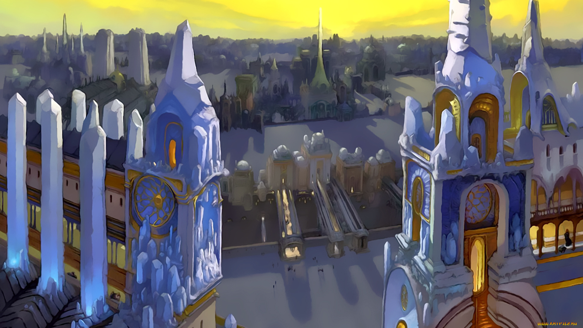 календари, фэнтези, здание, архитектура, город, 2020, calendar