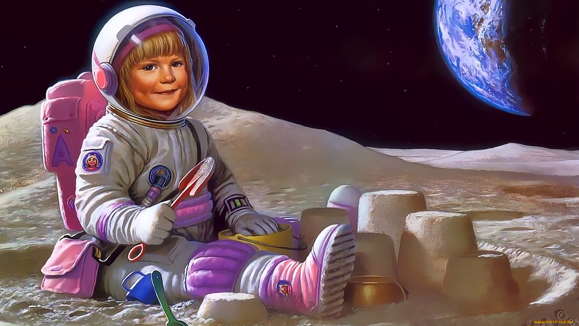 календари, рисованные, , векторная, графика, 2020, calendar, космос, планета, ребенок, скафандр