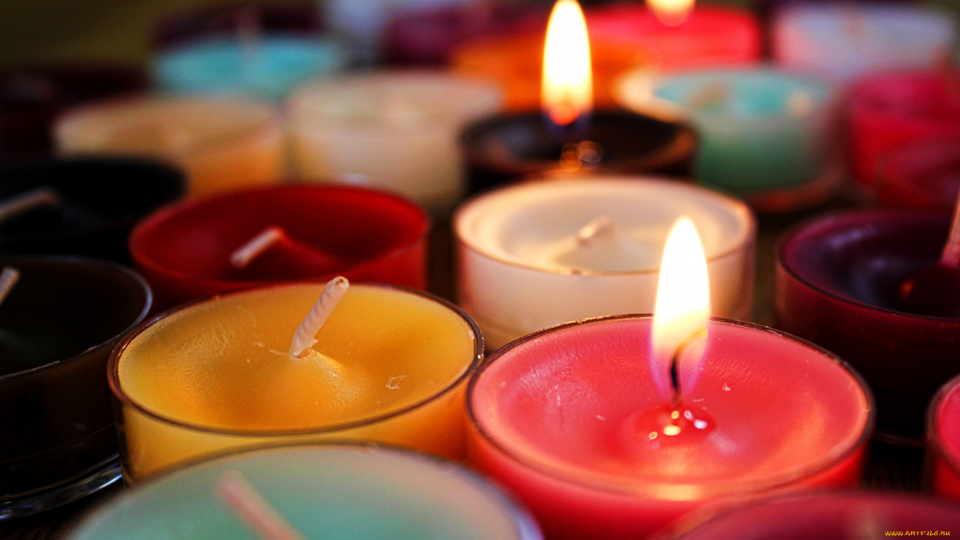 разное, свечи, пламя, свеча, огонек