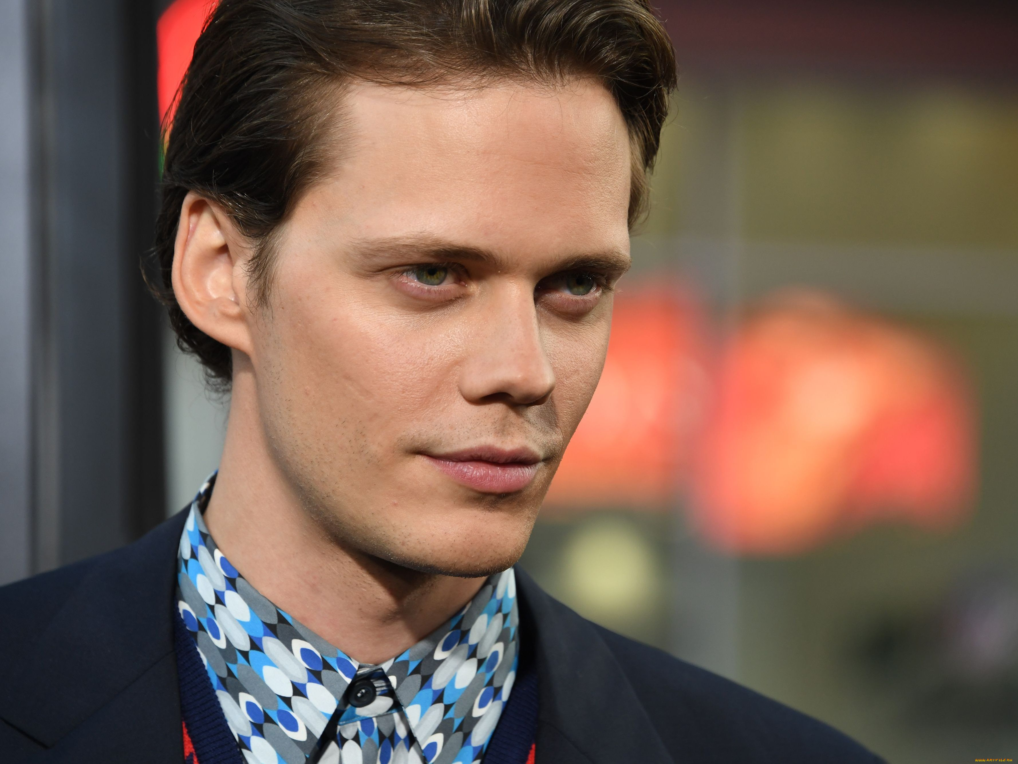 мужчины, bill, skarsgard, лицо, актер