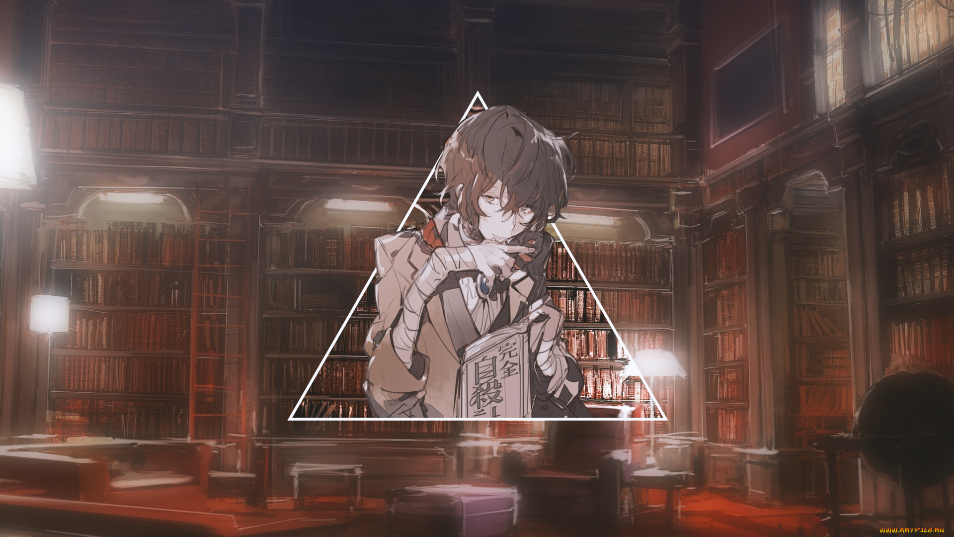 аниме, bungou, stray, dogs, бродячие, псы, литературные, гении