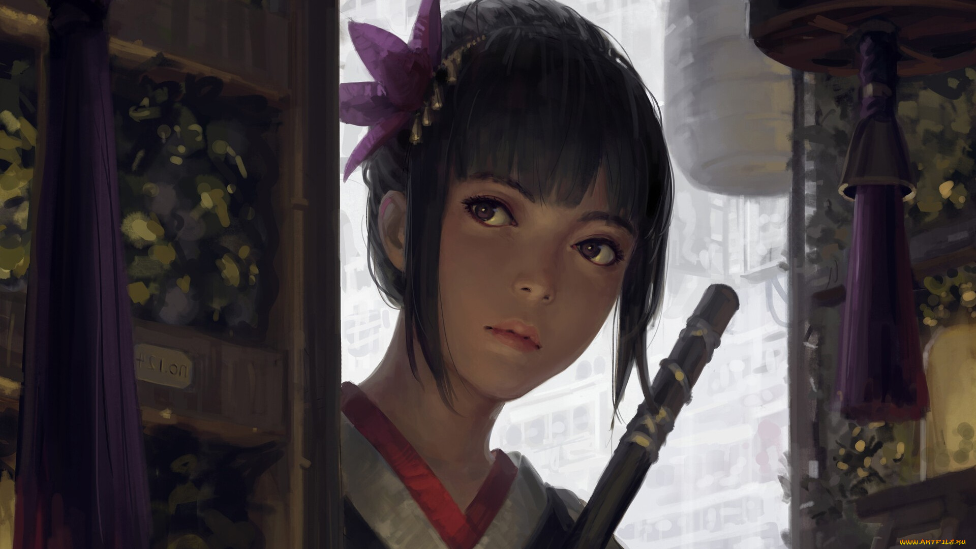 guweiz, рисованное, девушка