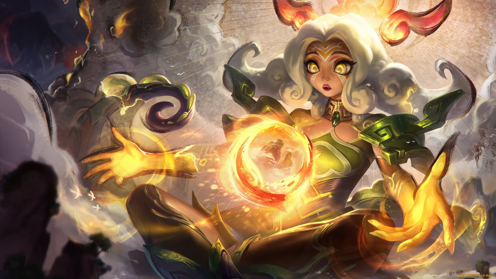 видео, игры, league, of, legends, league, of, legends, neeko