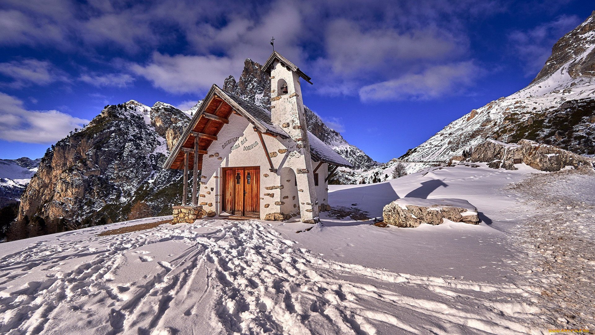 chapel, dolomites, italy, города, -, католические, соборы, , костелы, , аббатства