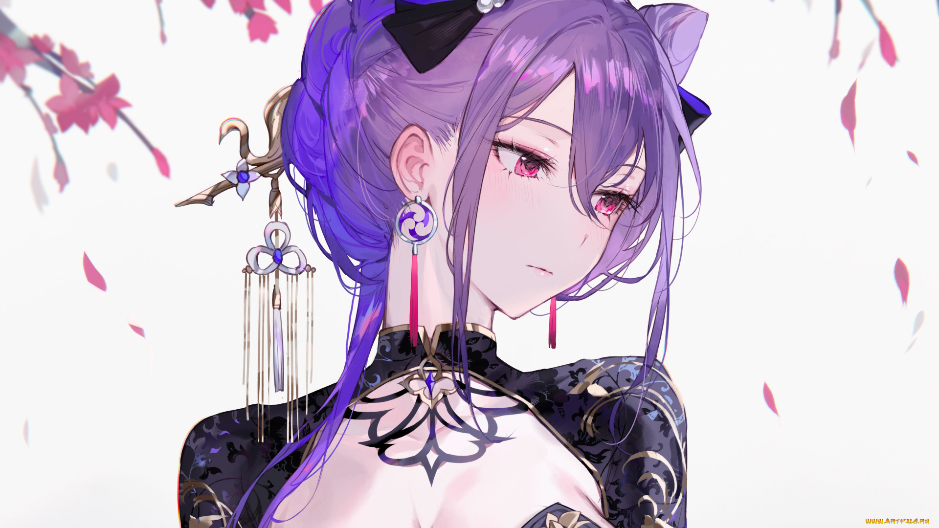 аниме, genshin, impact, девушка