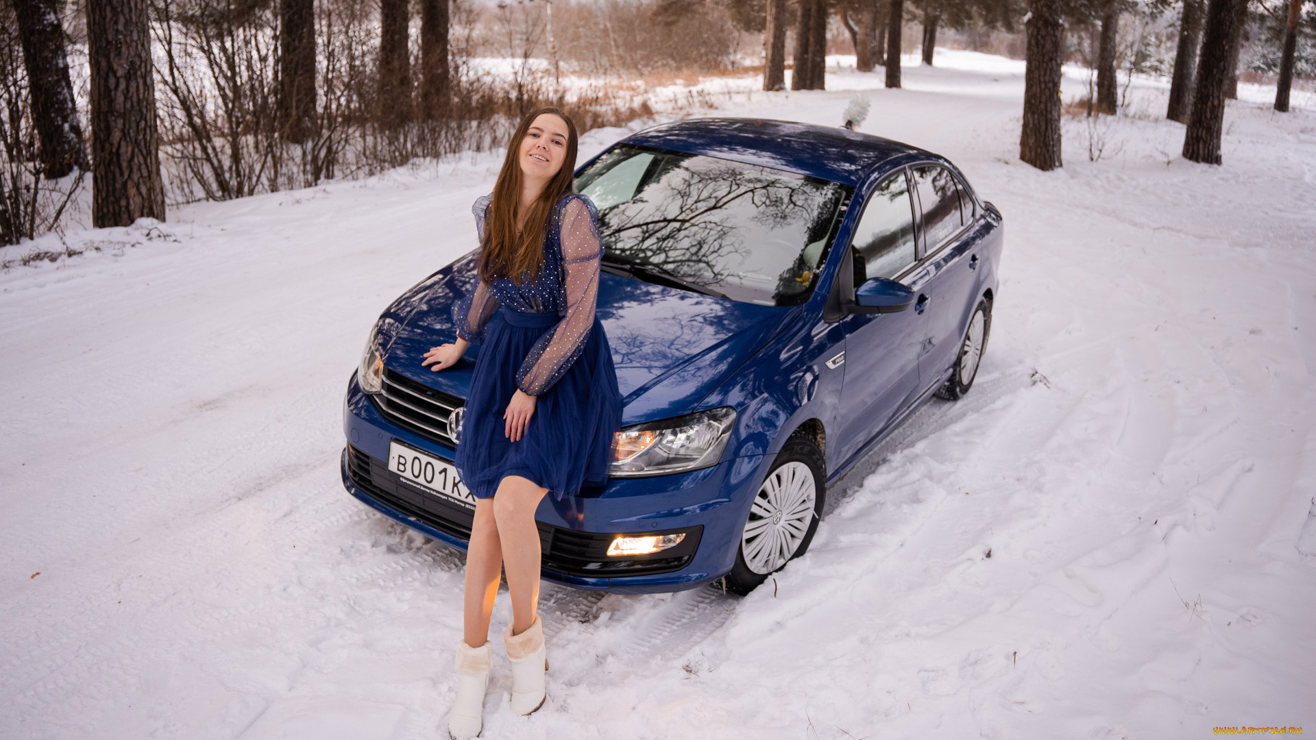 автомобили, -авто, с, девушками, volkswagen, polo