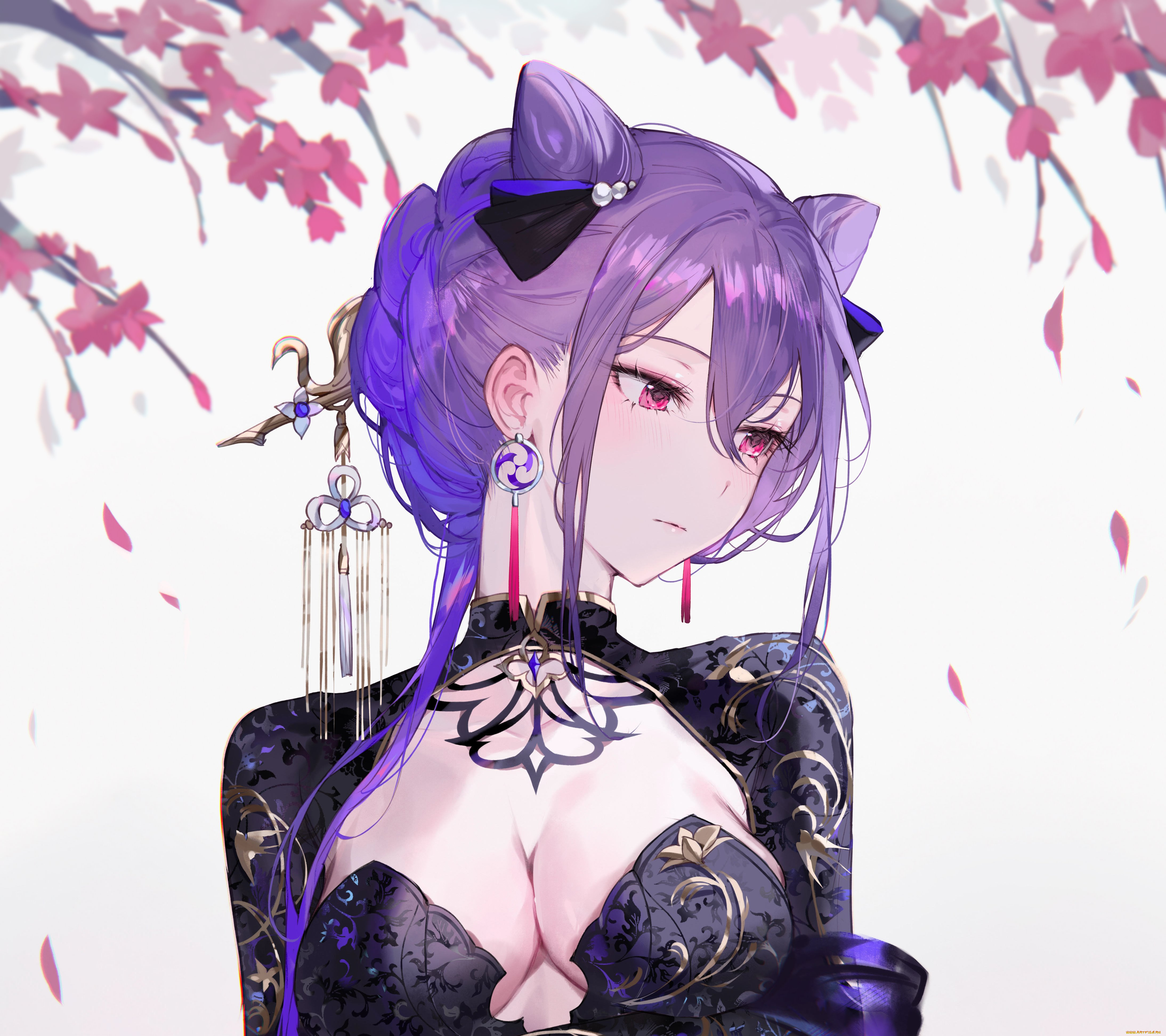 аниме, genshin, impact, девушка