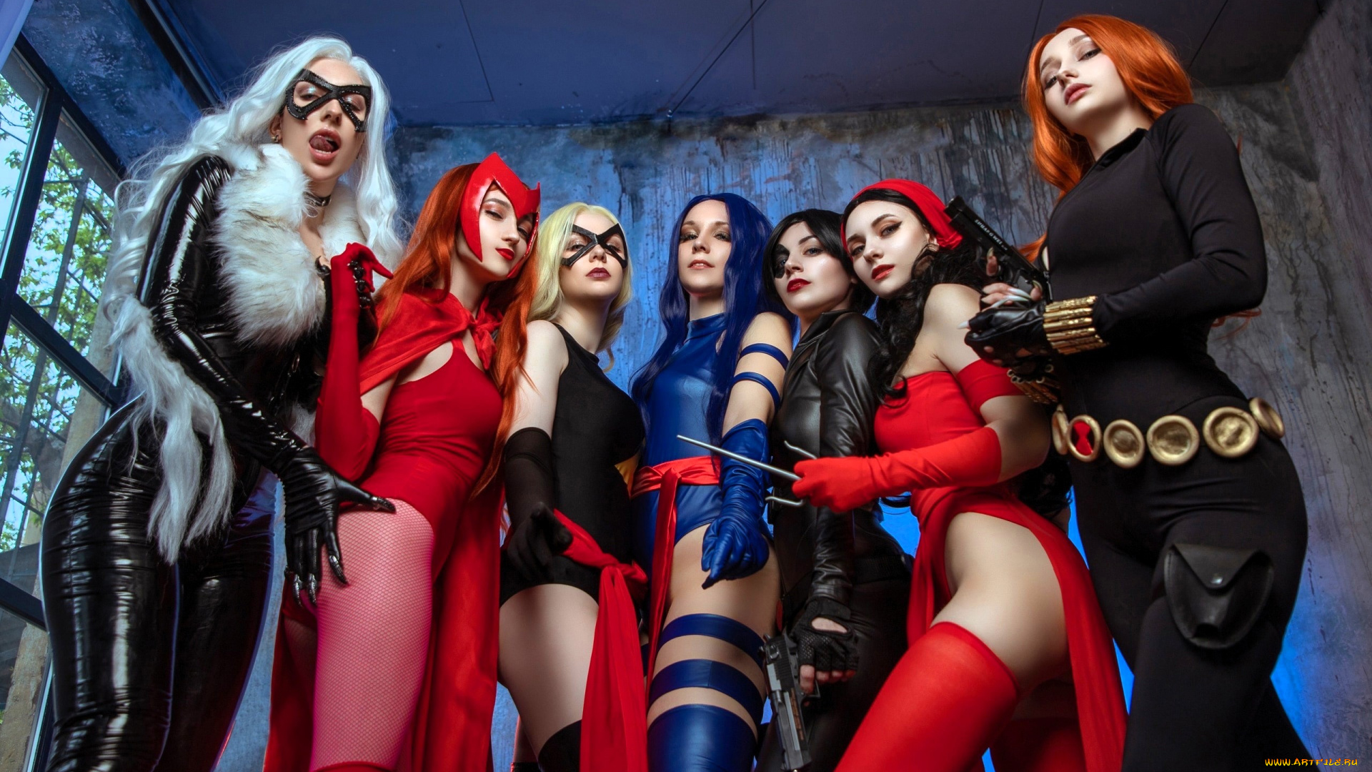 девушки, -, креатив, , косплей, образы, косплей, костюмы, наряды