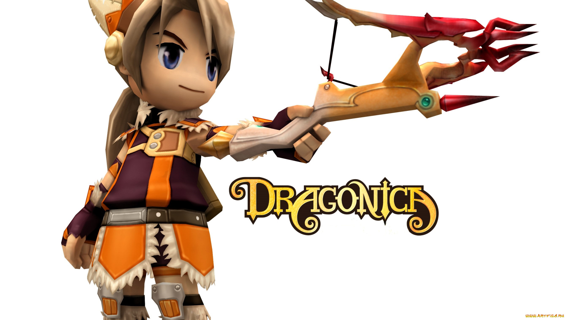 видео, игры, dragonica, персонаж, оружие, арбалет