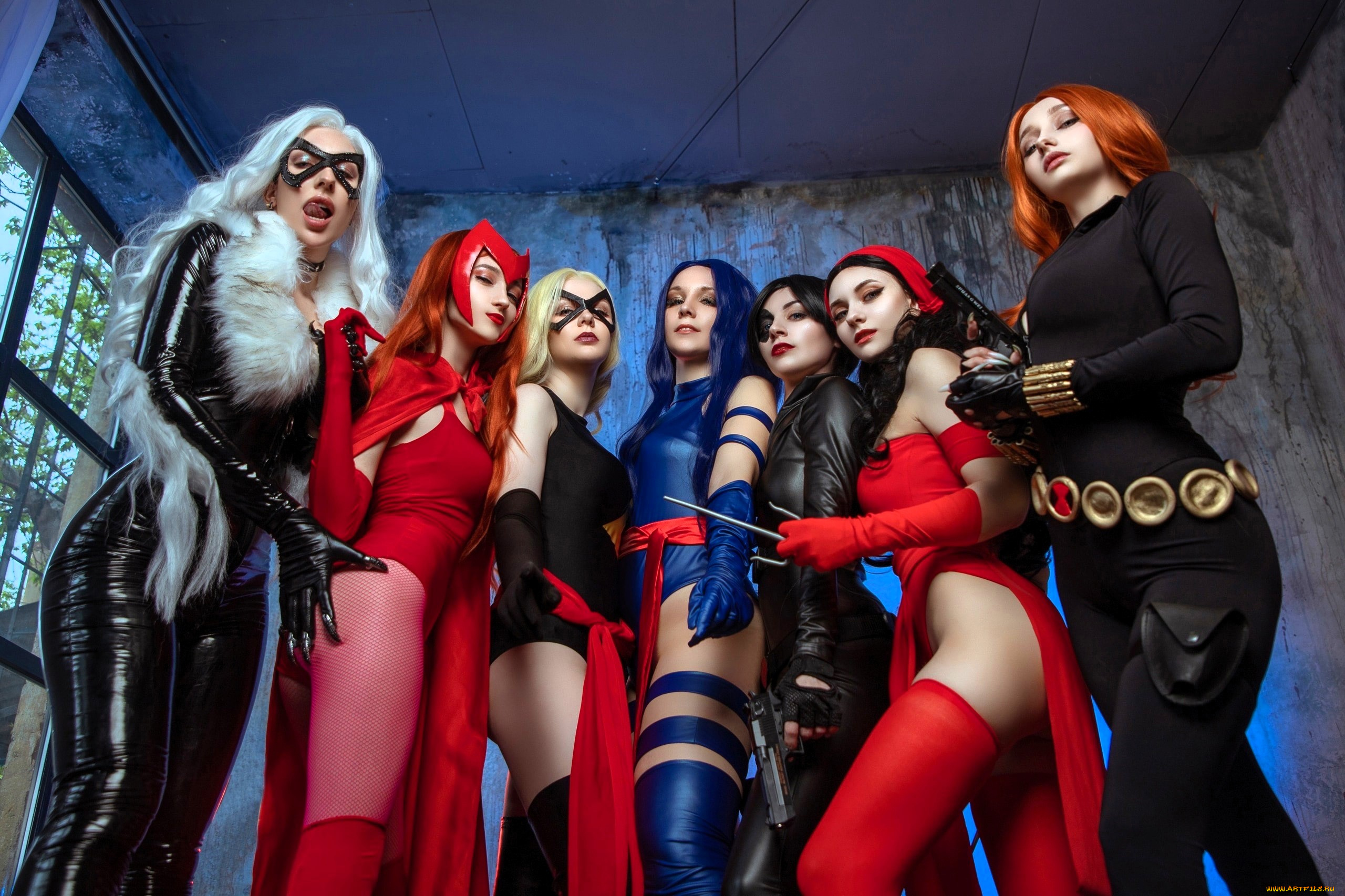 девушки, -, креатив, , косплей, образы, косплей, костюмы, наряды