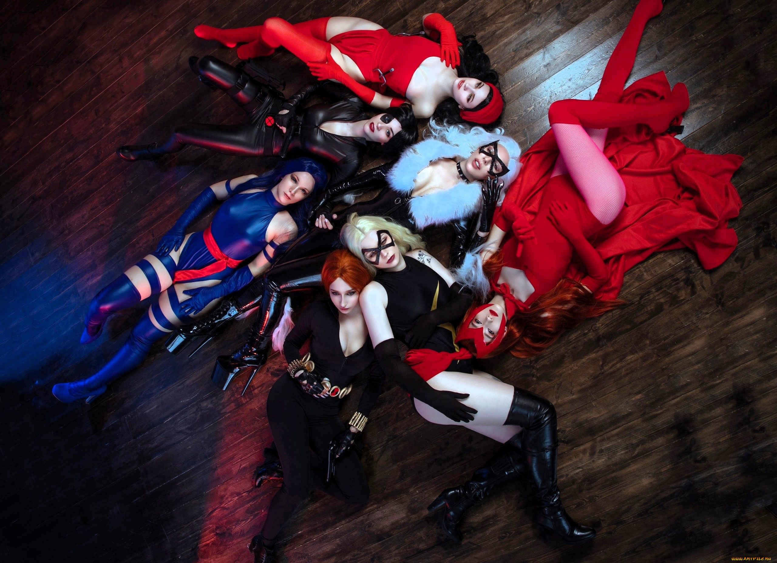 девушки, -, креатив, , косплей, образы, косплей, костюмы, наряды