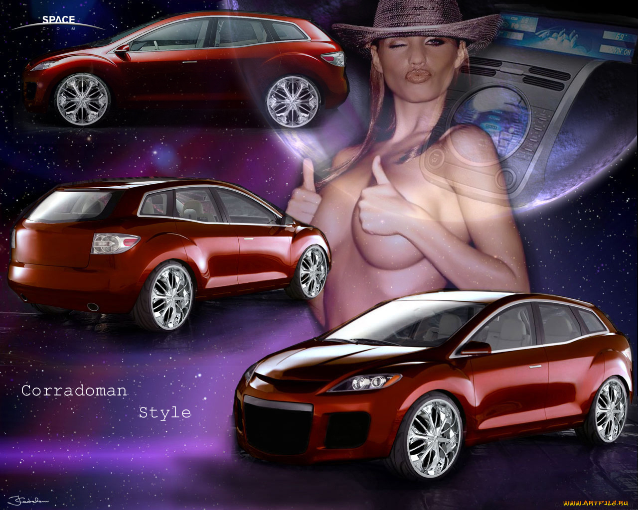 mazda, автомобили, авто, девушками