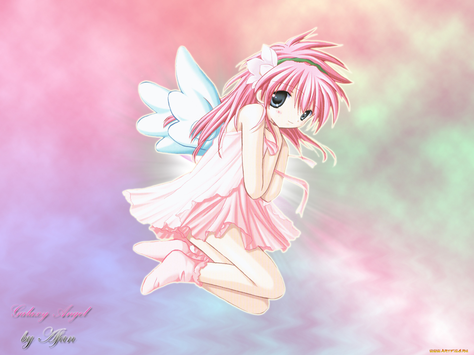 аниме, galaxy, angel