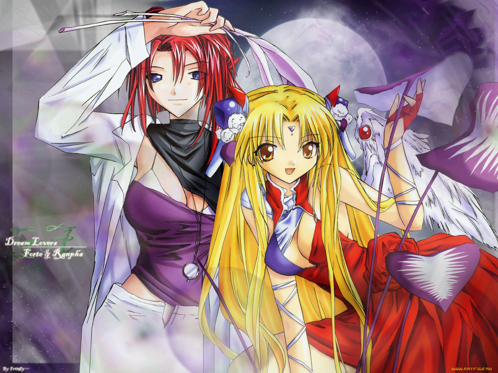 аниме, galaxy, angel