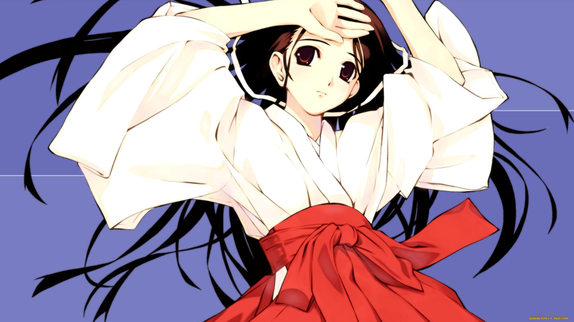 аниме, silvery, white