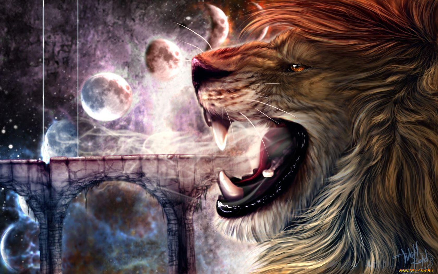 рисованные, животные