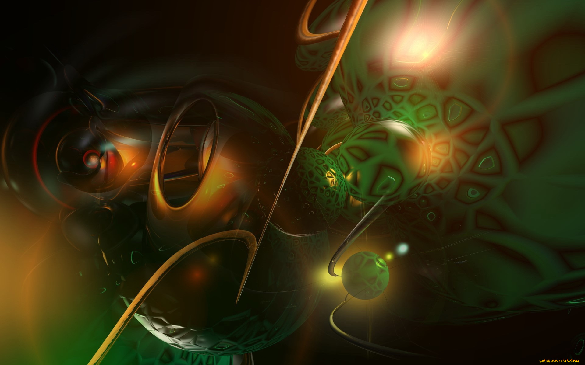 3д, графика, abstract, абстракции