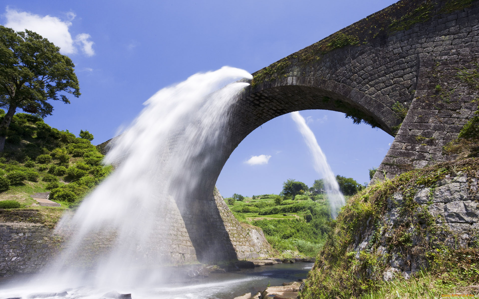 природа, водопады