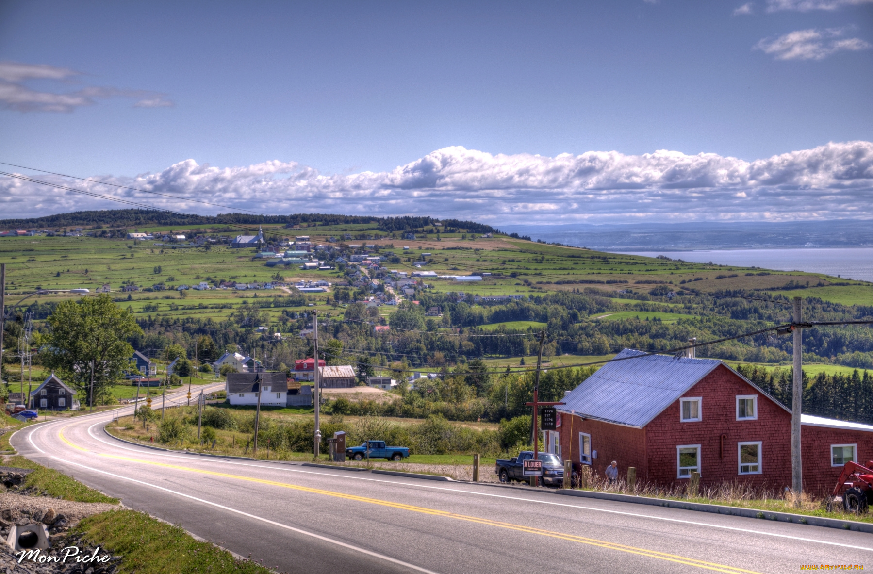 города, пейзажи, квебек