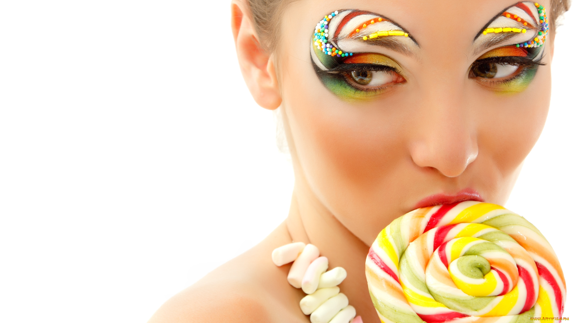 -Unsort, Креатив, девушки, unsort, креатив, candy, макияж, makeup, леденец, конфета