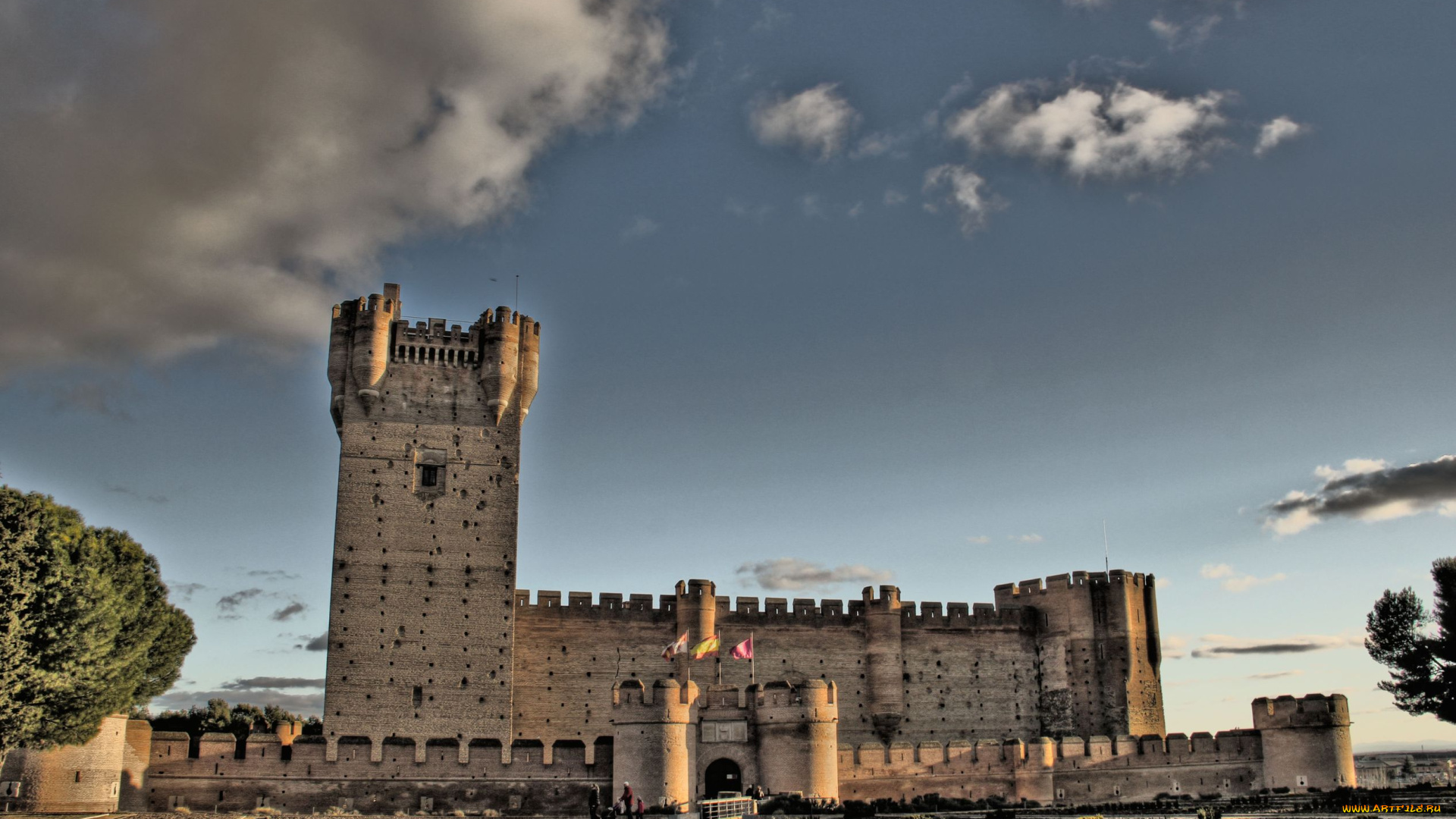 castillo, de, la, mota, medina, del, campo, города, дворцы, замки, крепости, кастилия