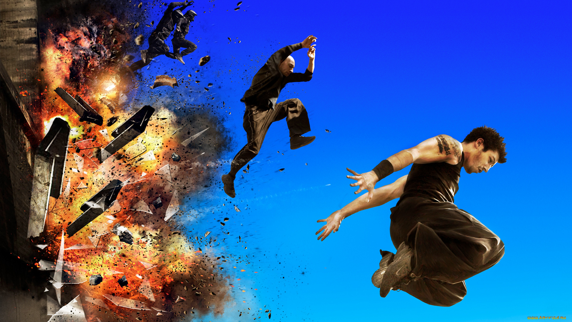 кино, фильмы, banlieue, 13, боевик