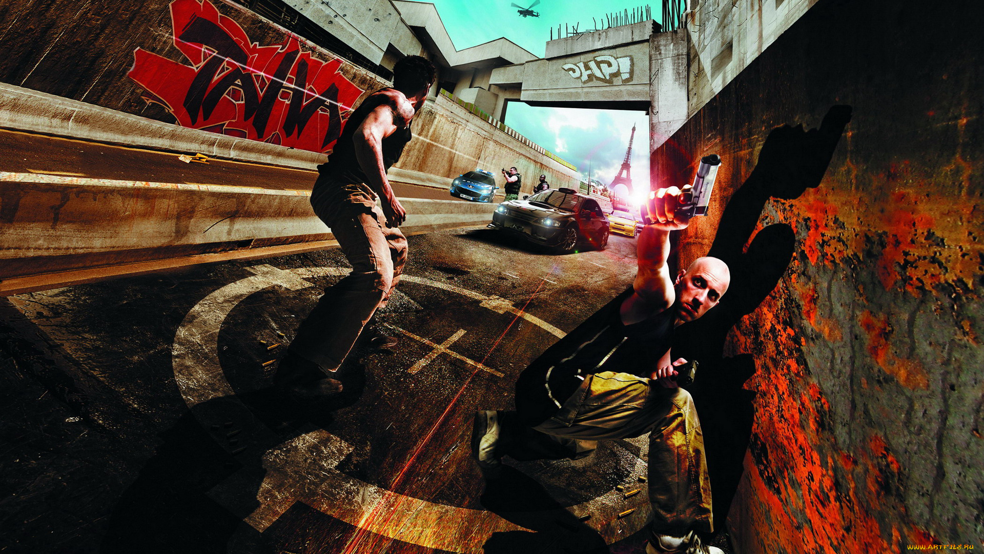 кино, фильмы, banlieue, 13, боевик