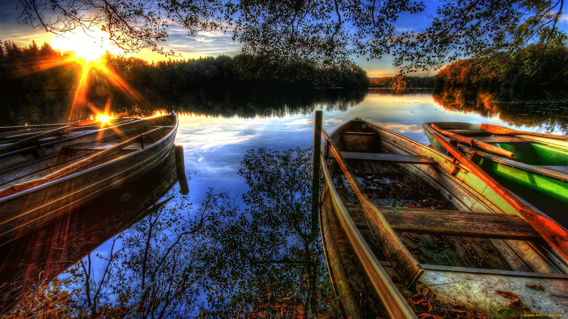 корабли, лодки, шлюпки, пейзаж